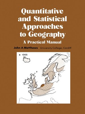cover image of Quantitative and Statistical Approaches to Geography